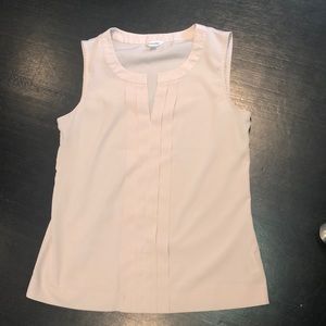 Calvin Klein blush pink shell top